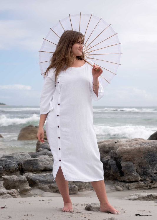 Vernazza Dress in White