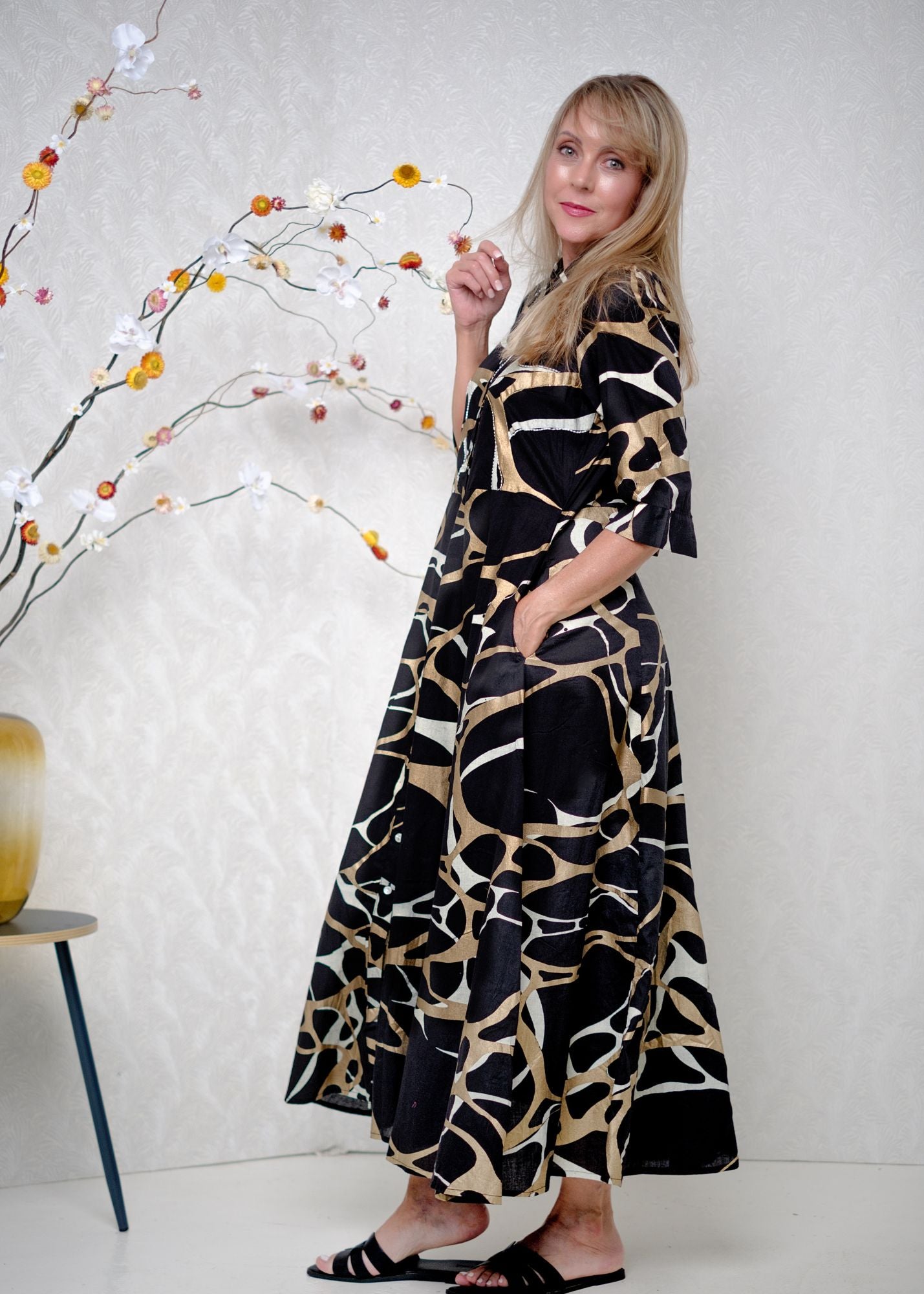 Bella Donna Dress in Night Lights