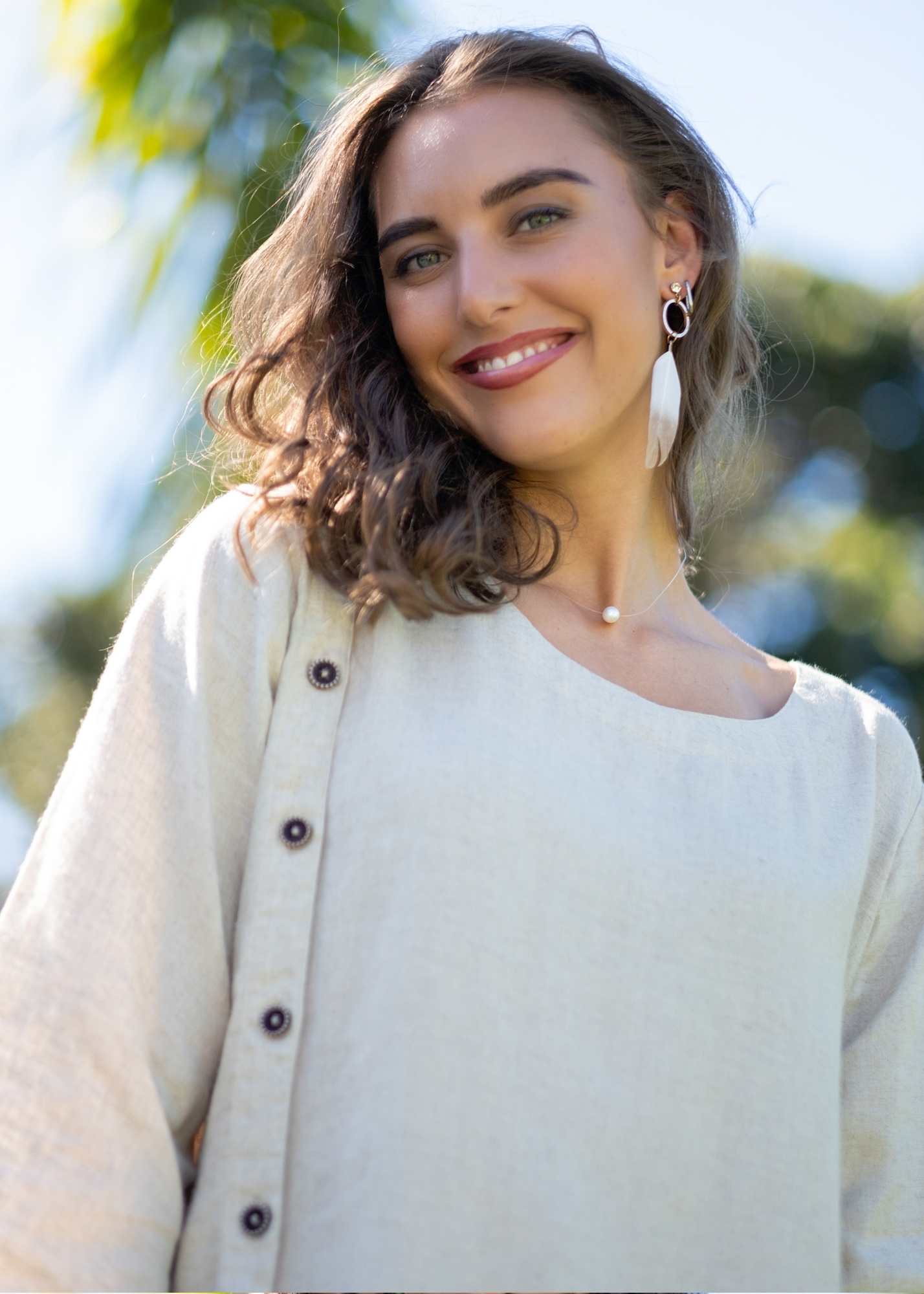 Vernazza Dress in Sandstone
