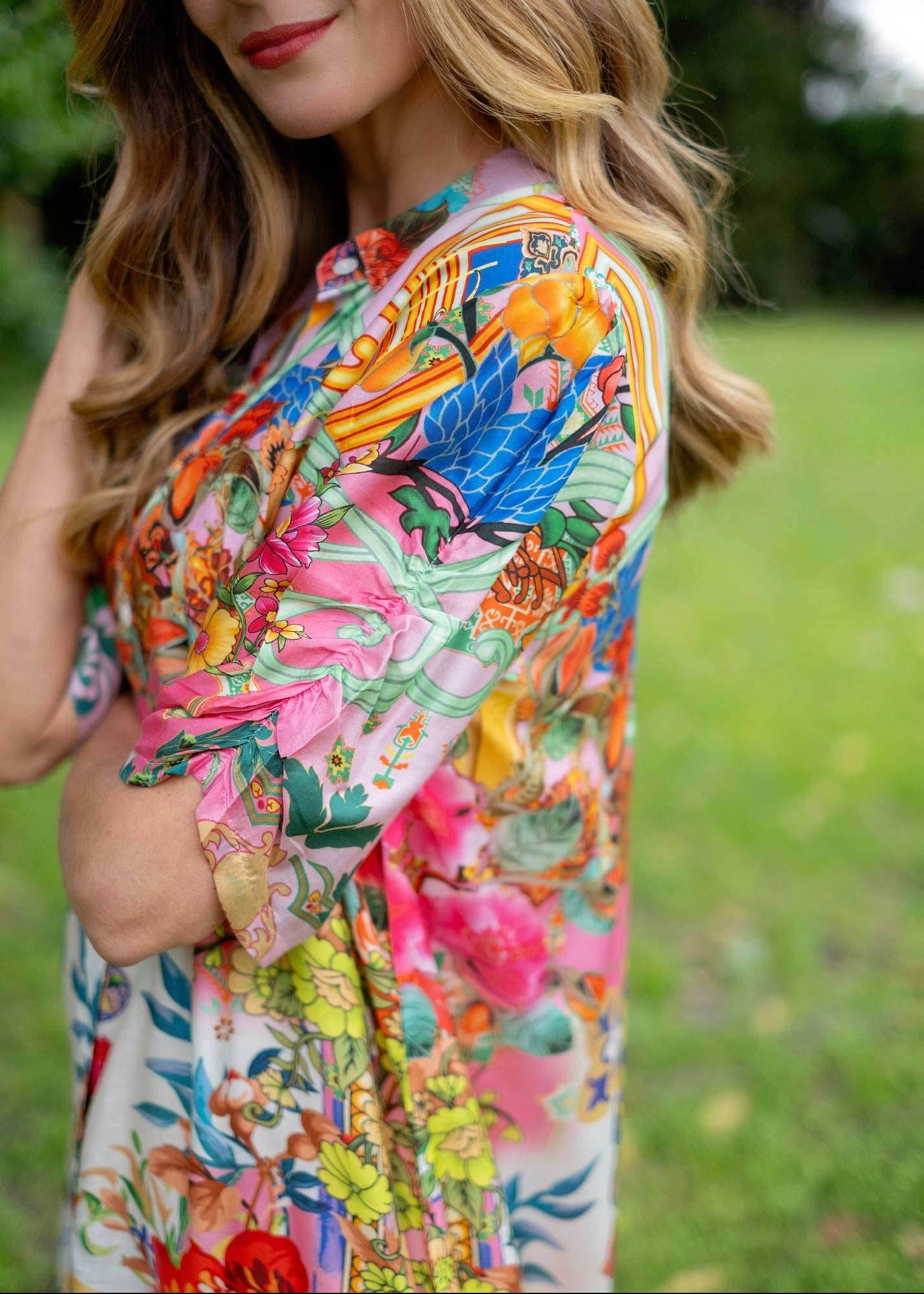 Ariel Dress in Multicolour floral