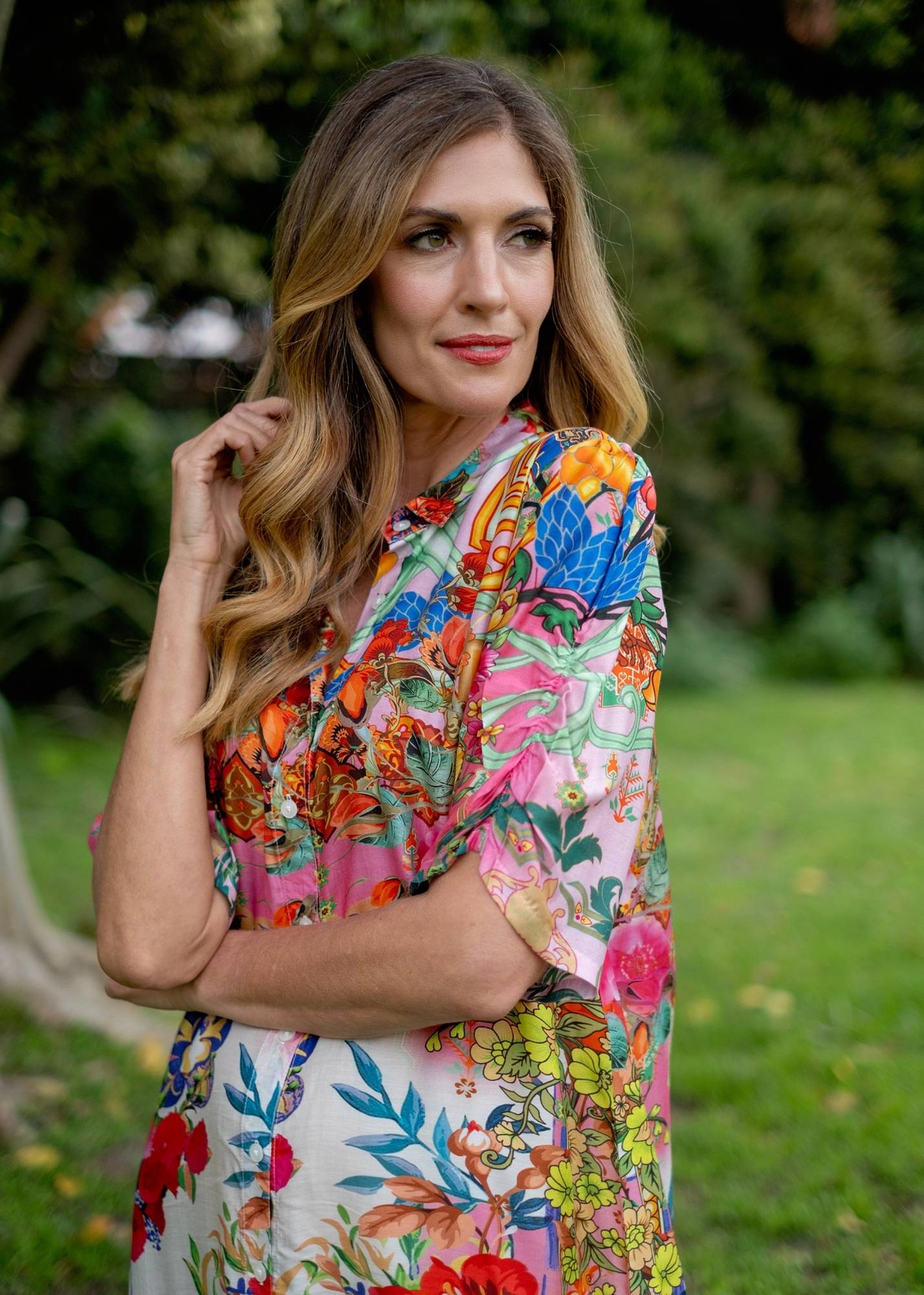 Ariel Dress in Multicolour floral