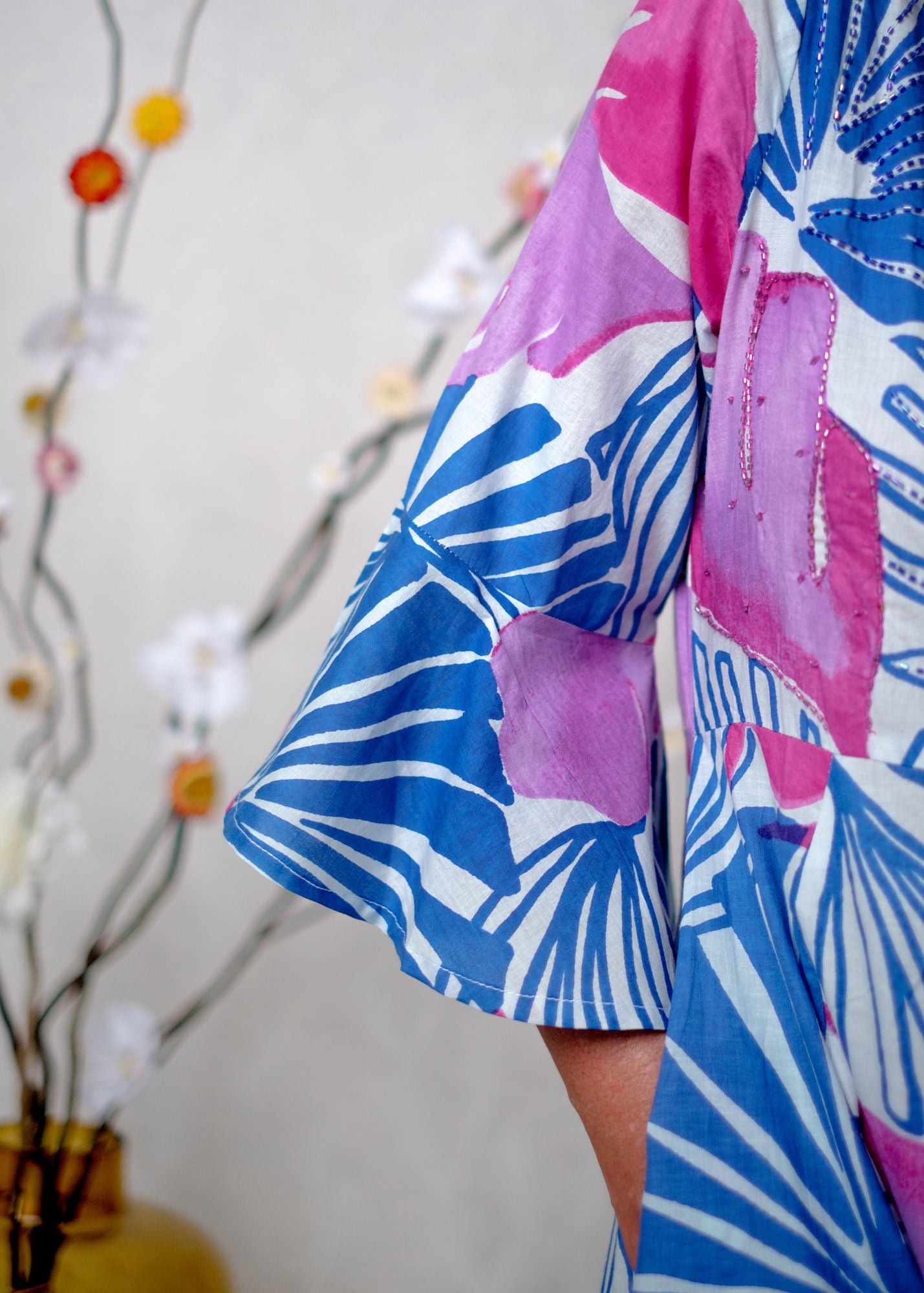 Fiore Dress in Ocean Meadow