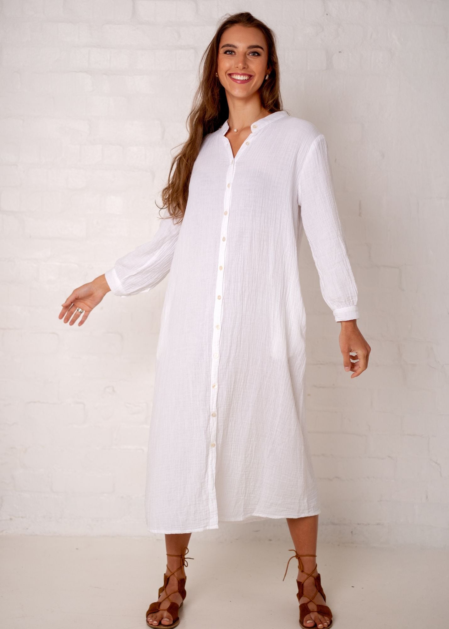 Daisy Dress in White