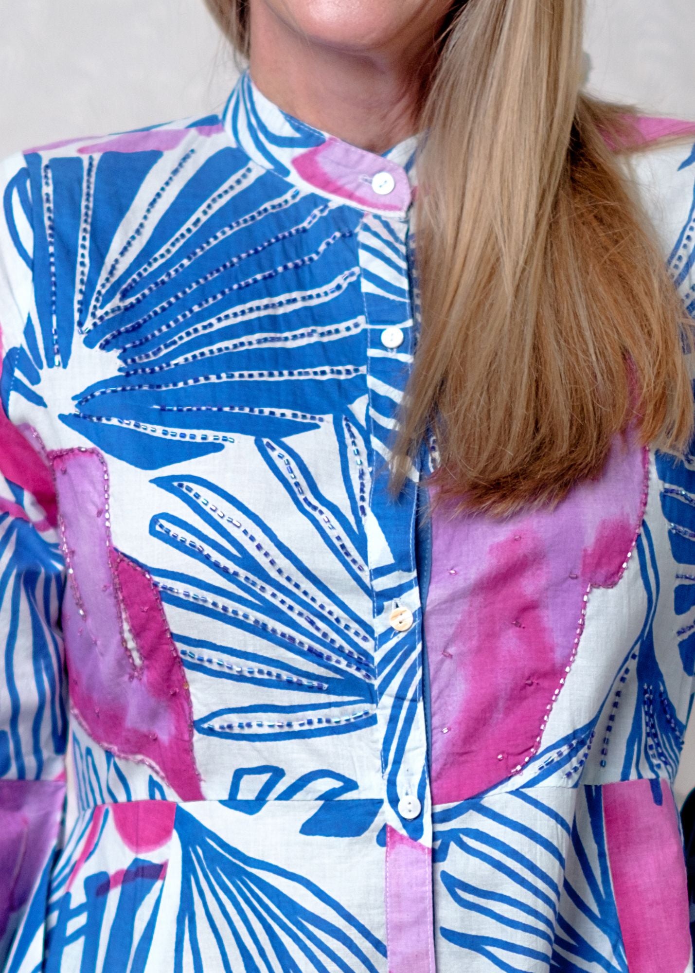 Fiore Dress in Ocean Meadow
