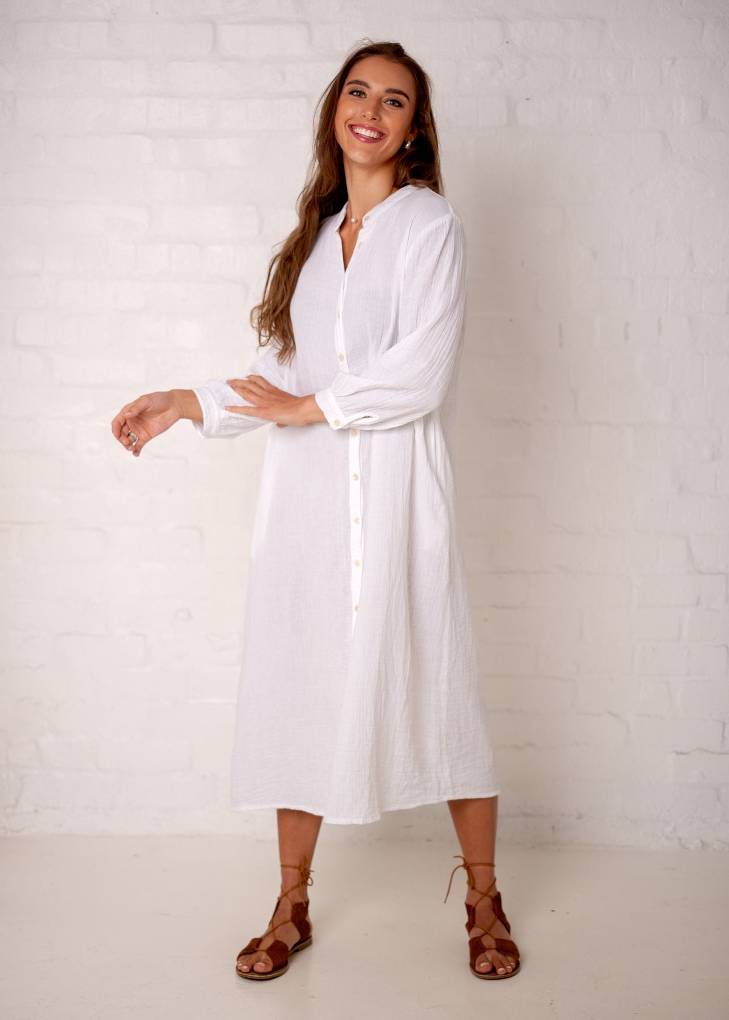 Daisy Dress in White