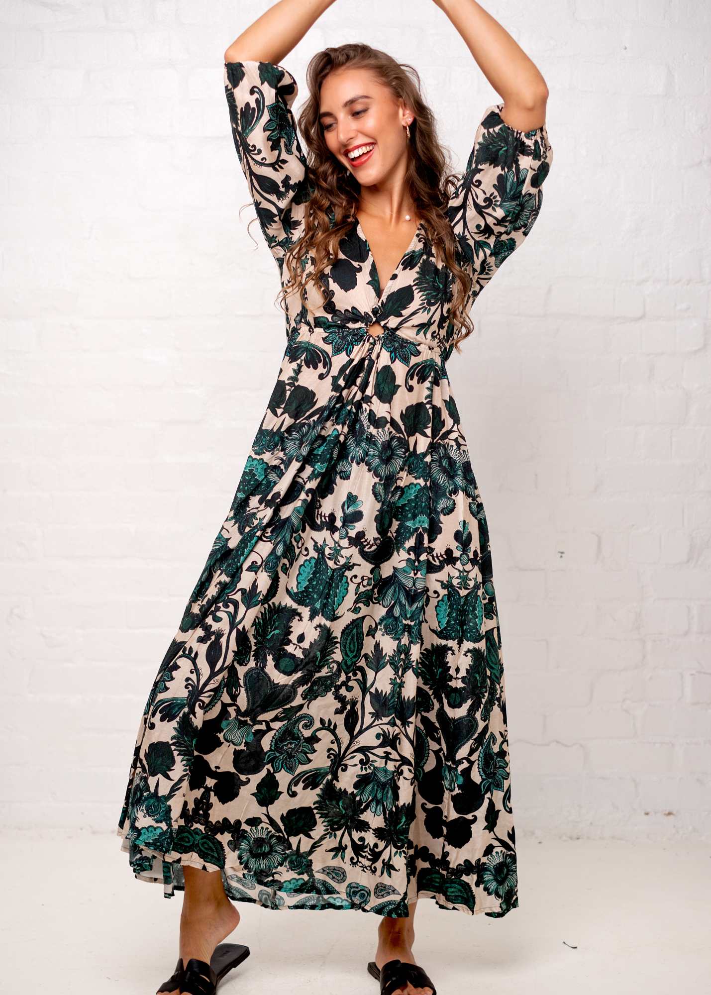 Napoli Dress in Secret Garden