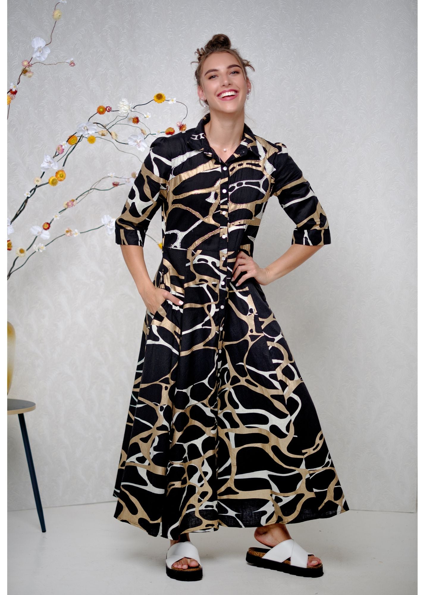 Bella Donna Dress in Night Lights