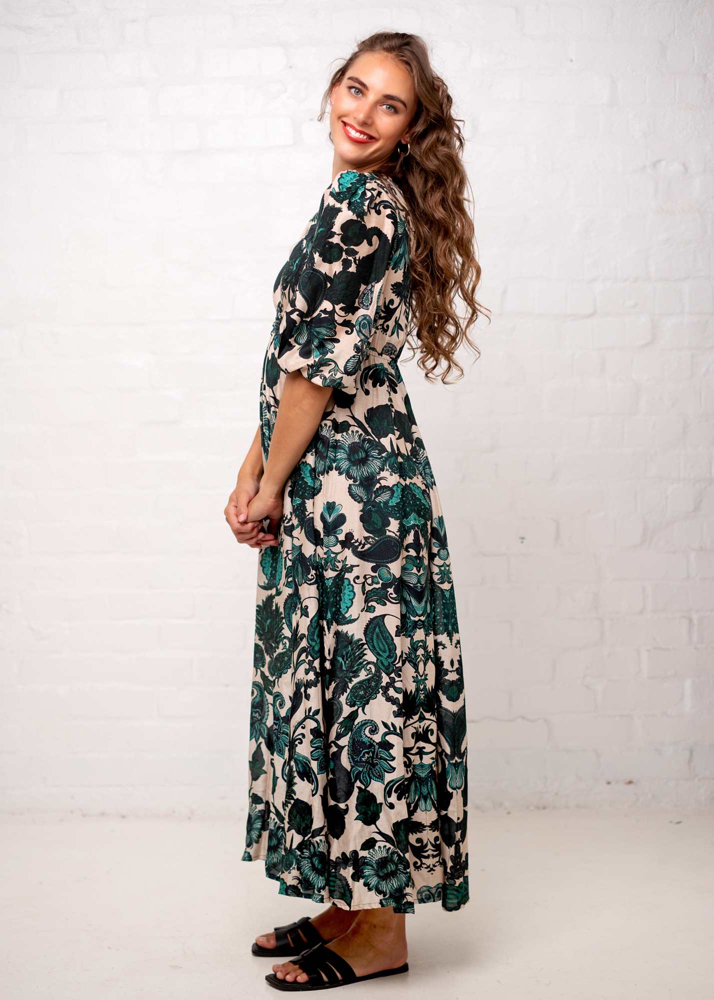Napoli Dress in Secret Garden