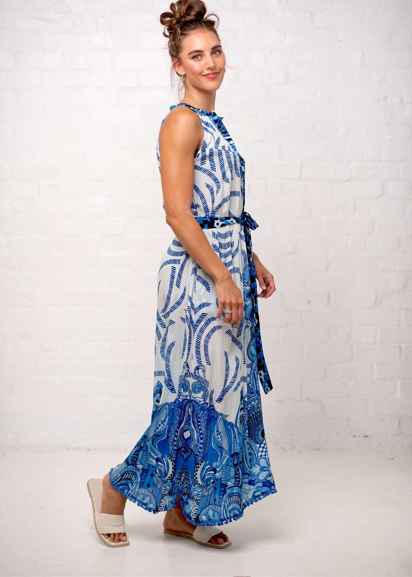 Harper Dress in Blue