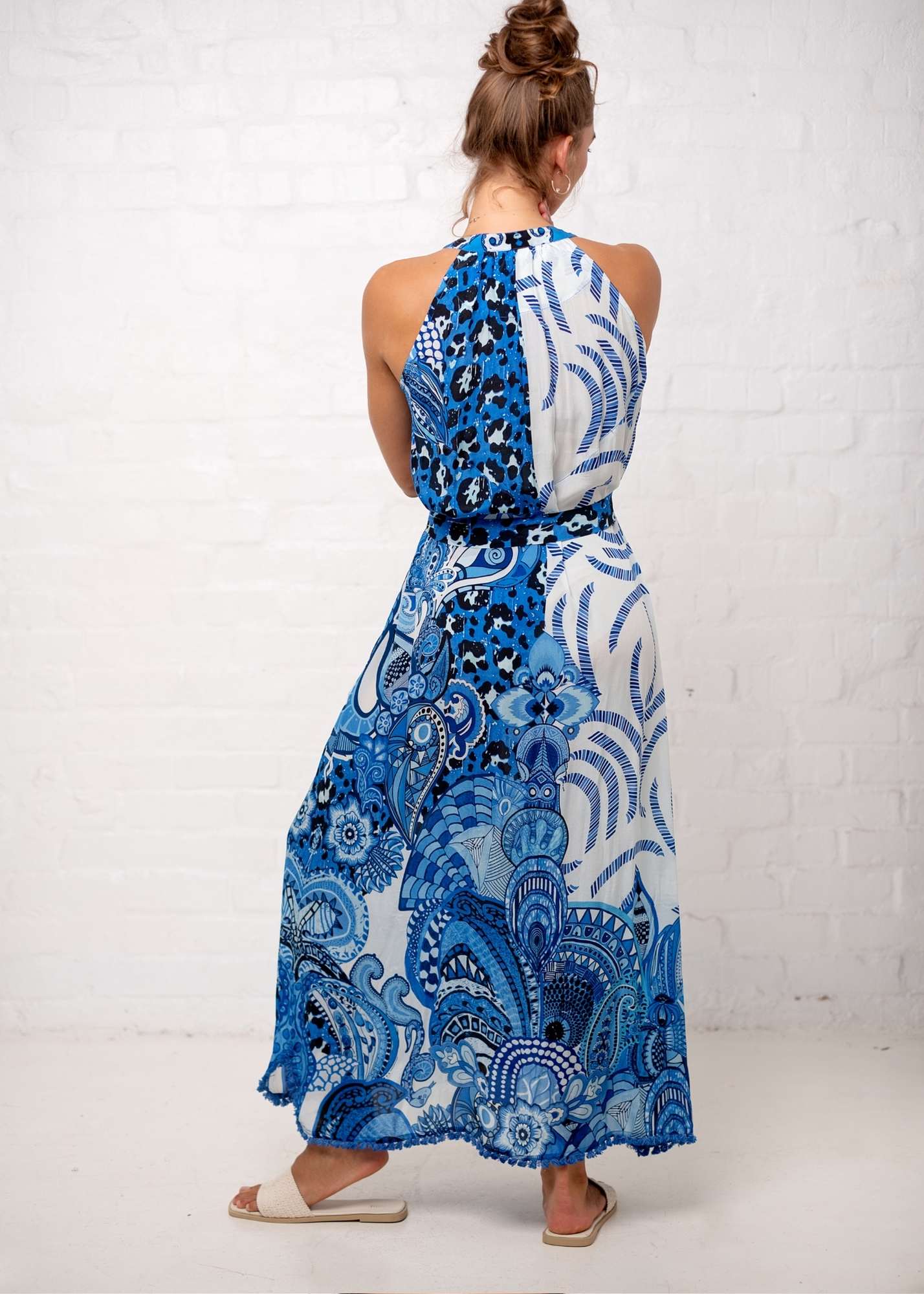 Harper Dress in Blue