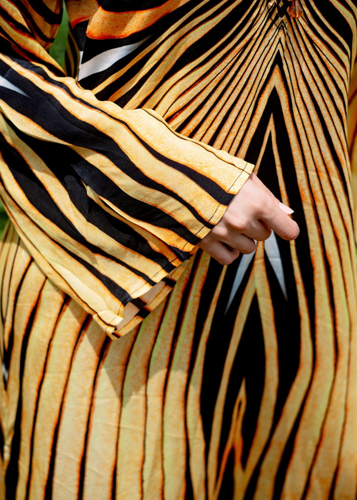 Lanira Dress in Sunflower Rays