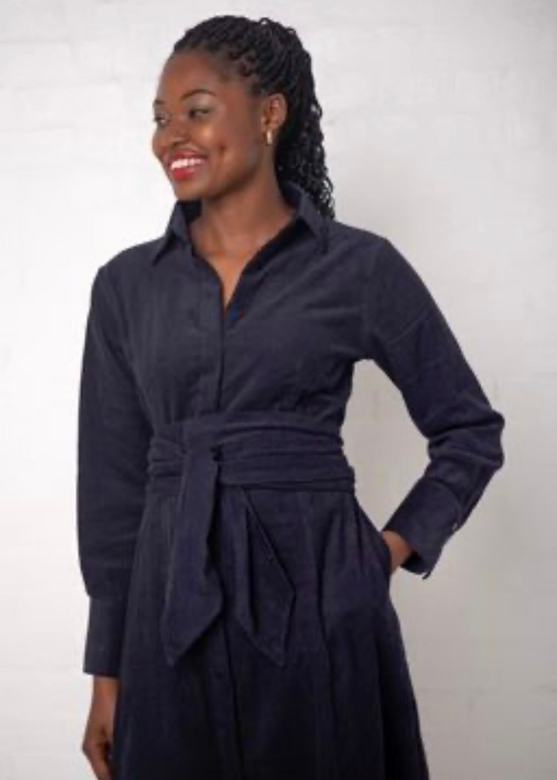 Mariah Dress in Midnight Meadow