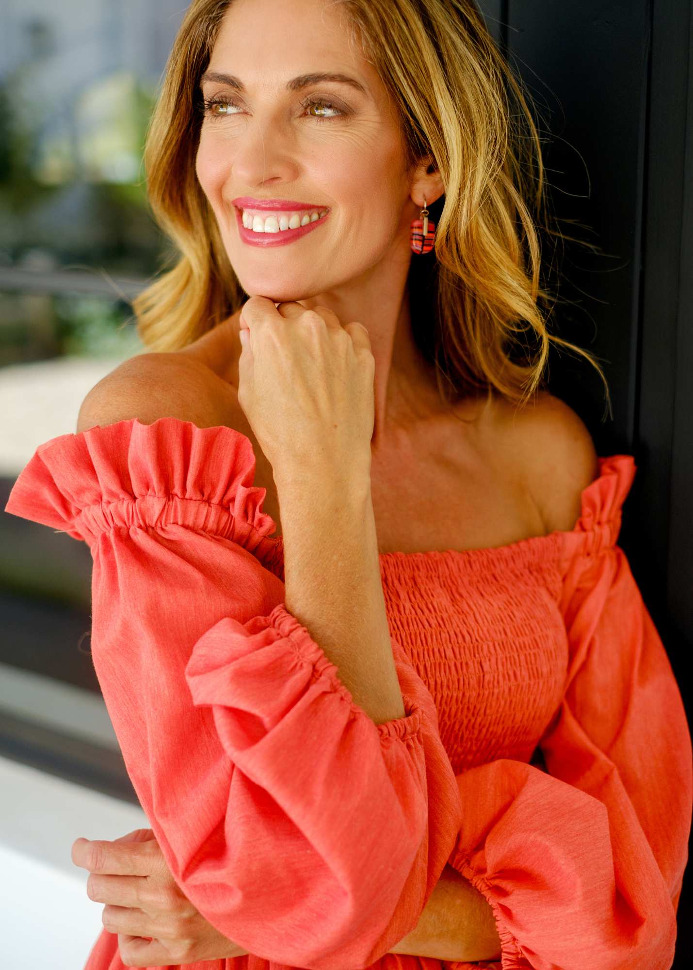 Donna Dress in Terracota. ***NO FRILL**