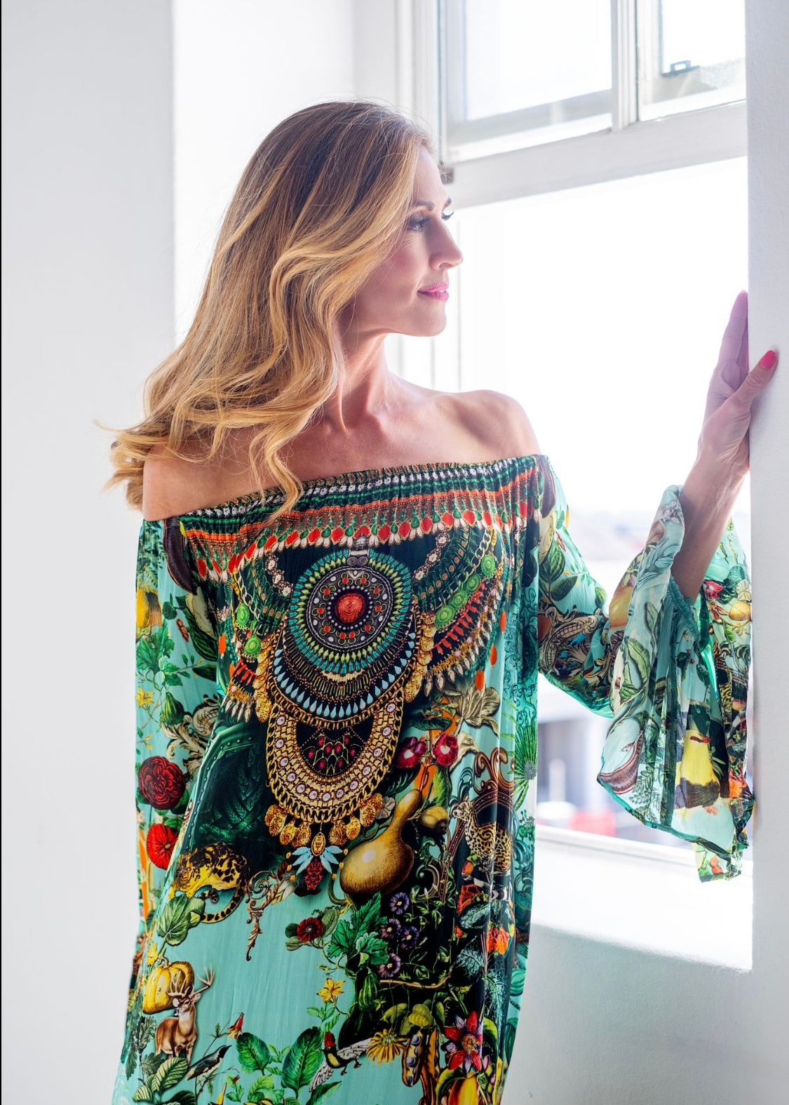 Blossom Dress in Emerald Crown