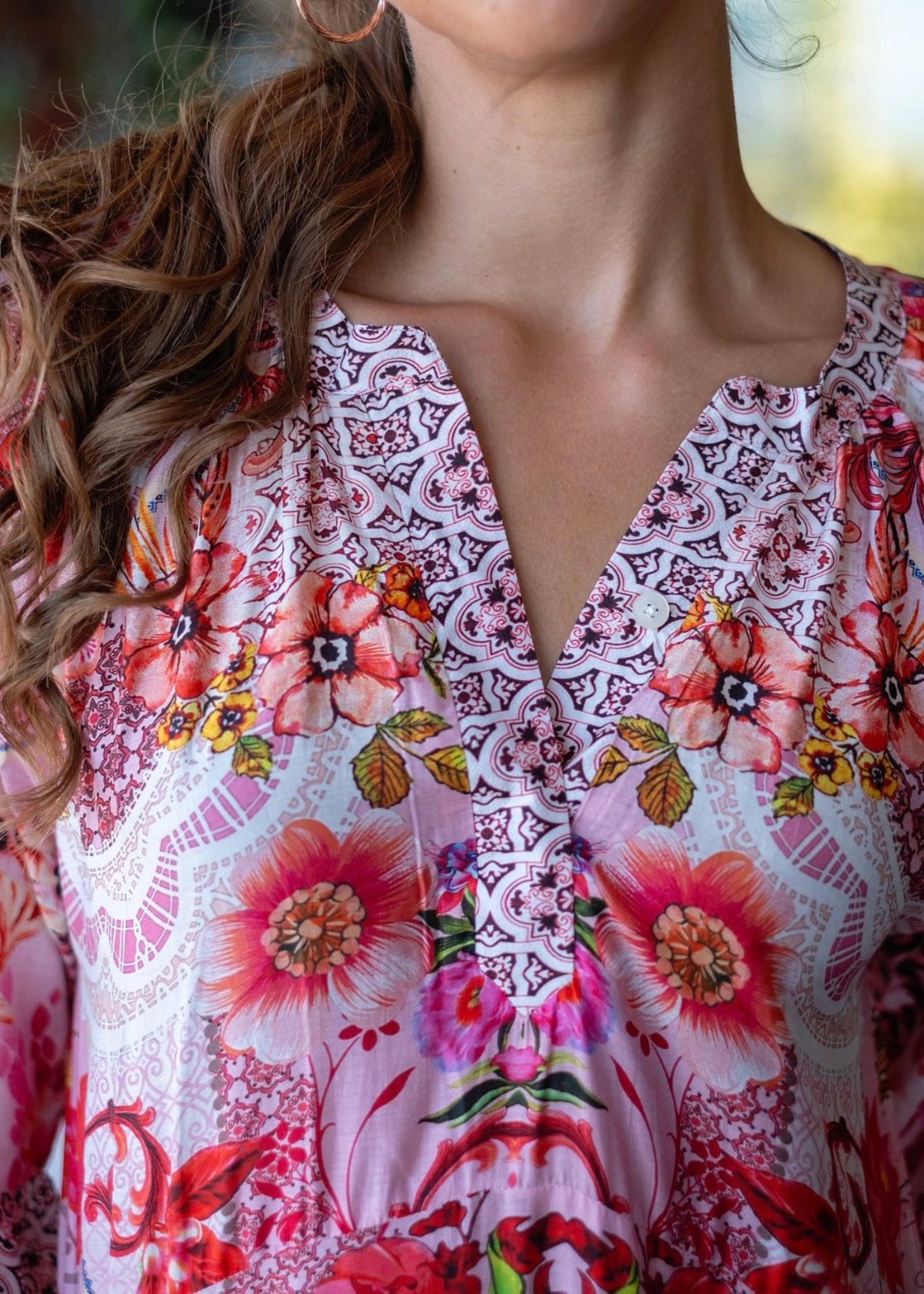 Jubilee Dress in Pink Animal and Floral