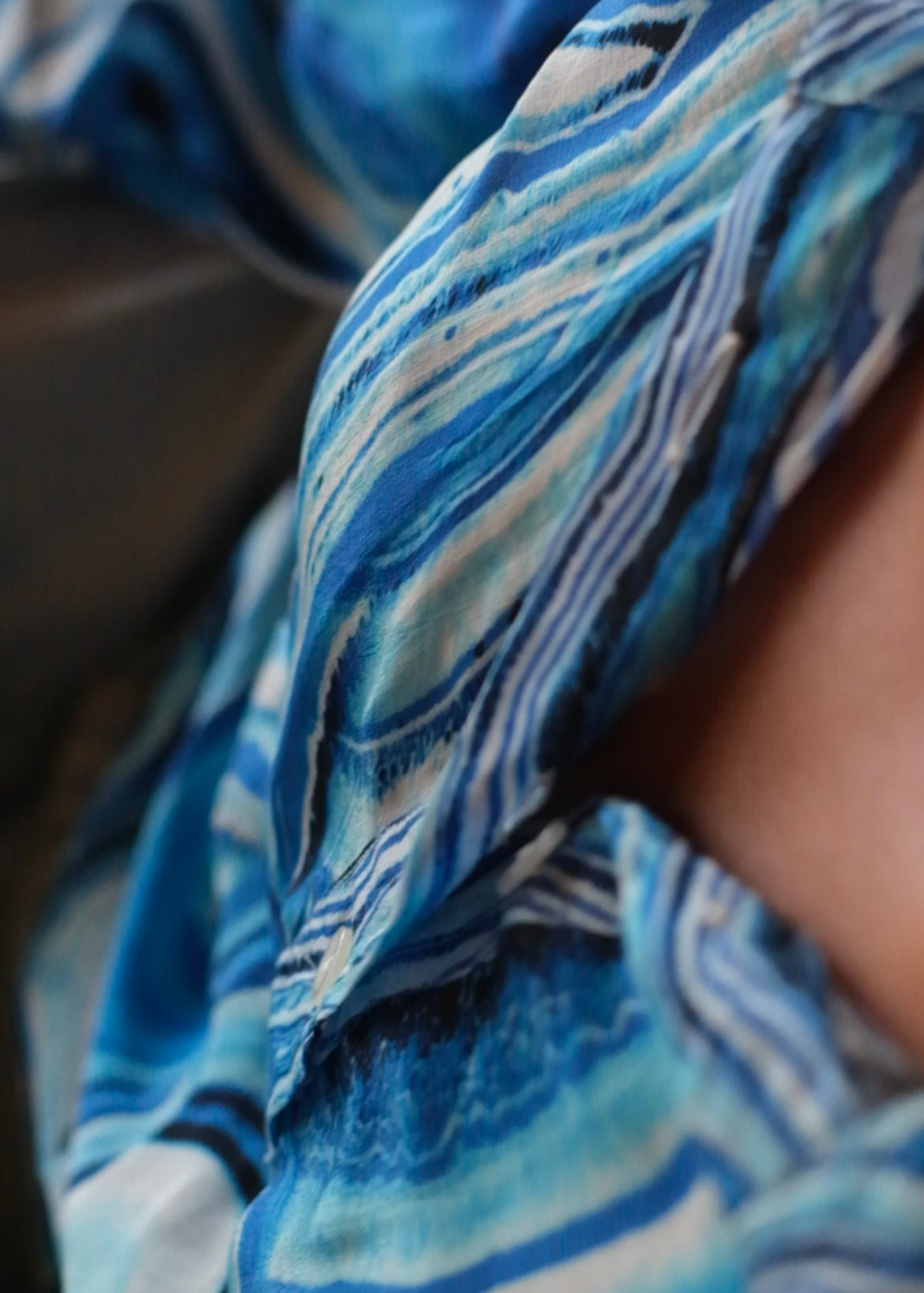 Morgan Blouse, Blue Marble