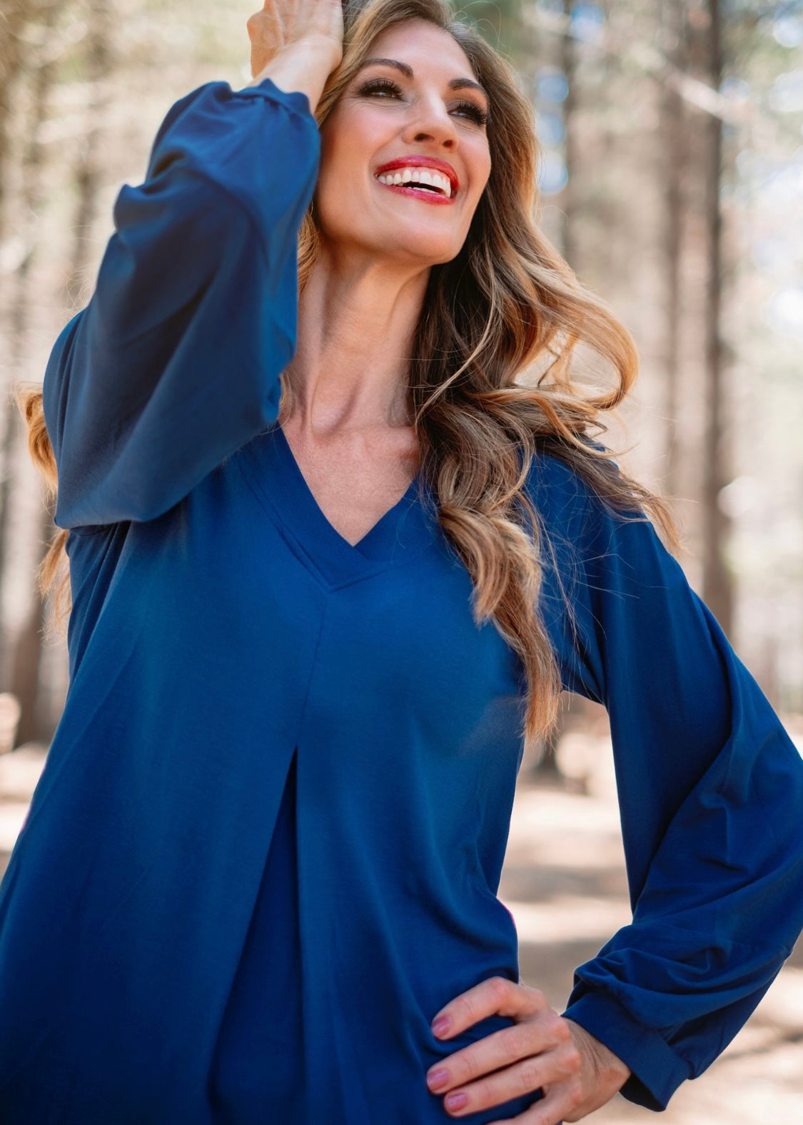 Amron Top in Navy