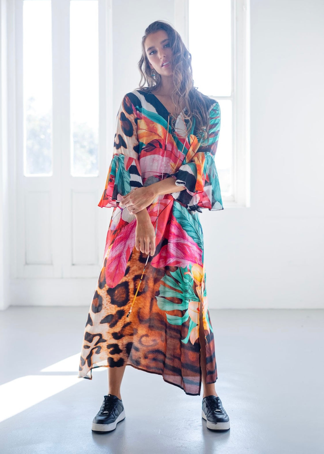 Angelica Dress in multicolour.