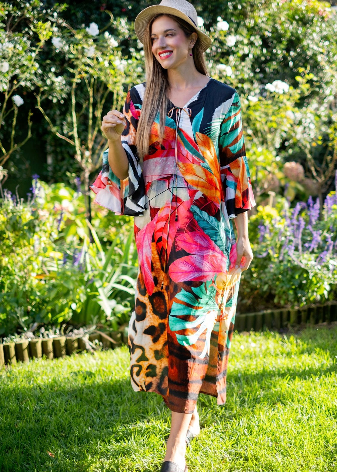 Angelica Dress in multicolour.