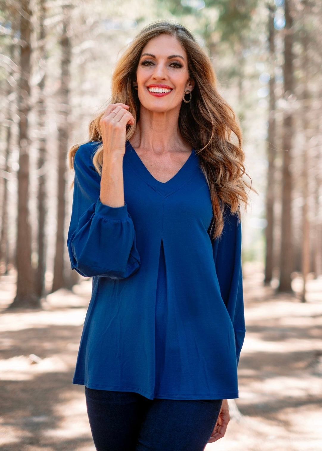 Amron Top in Navy