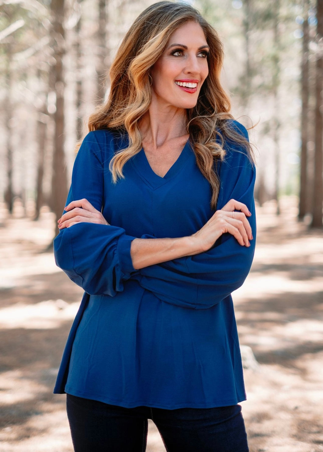 Amron Top in Navy