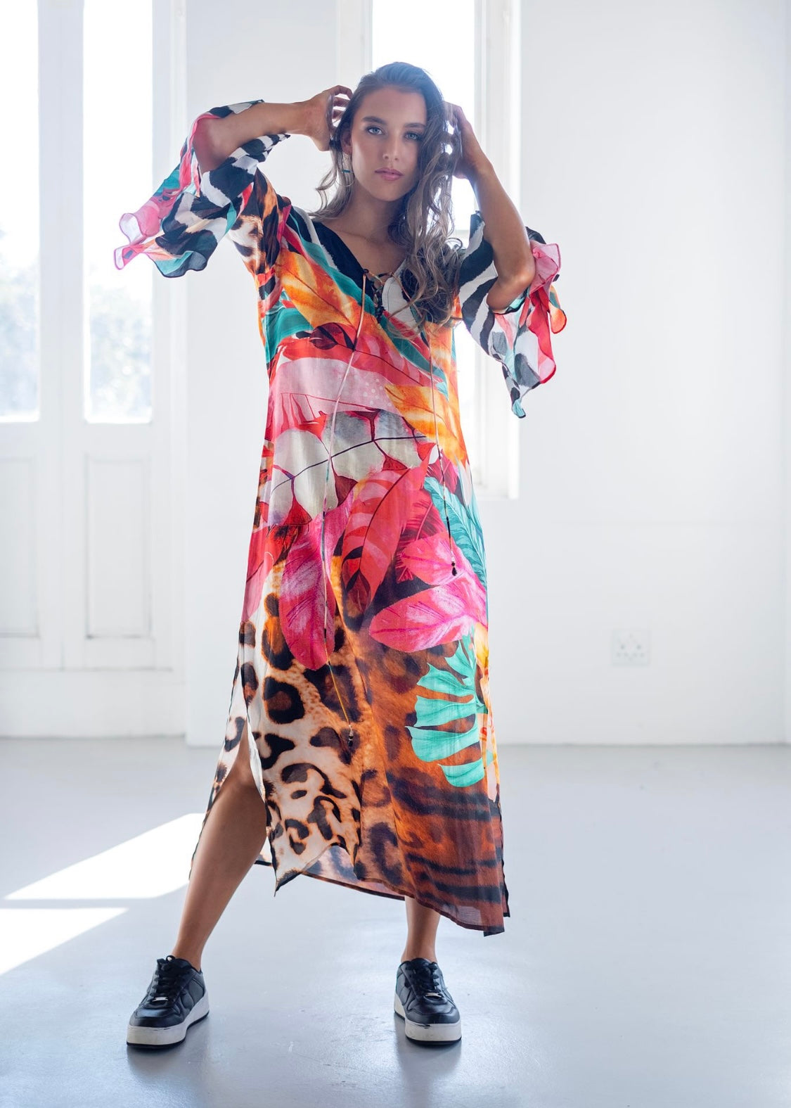 Angelica Dress in multicolour.