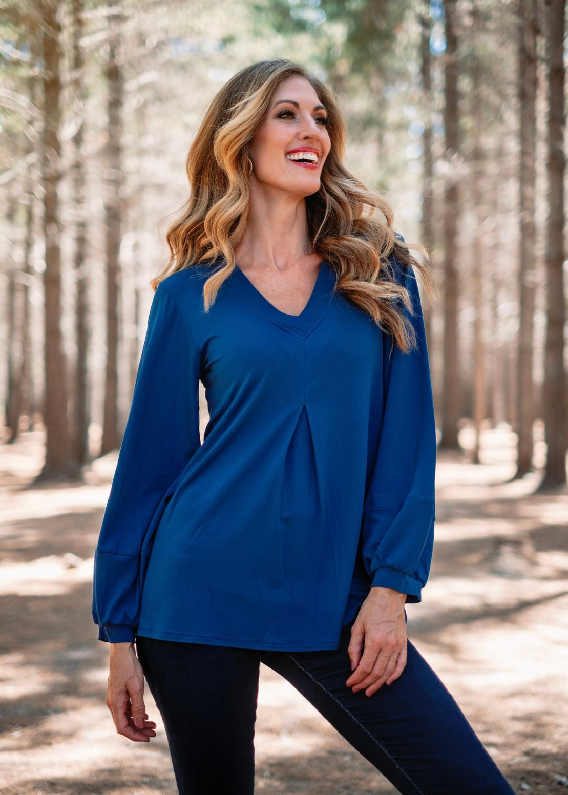 Amron Top in Navy