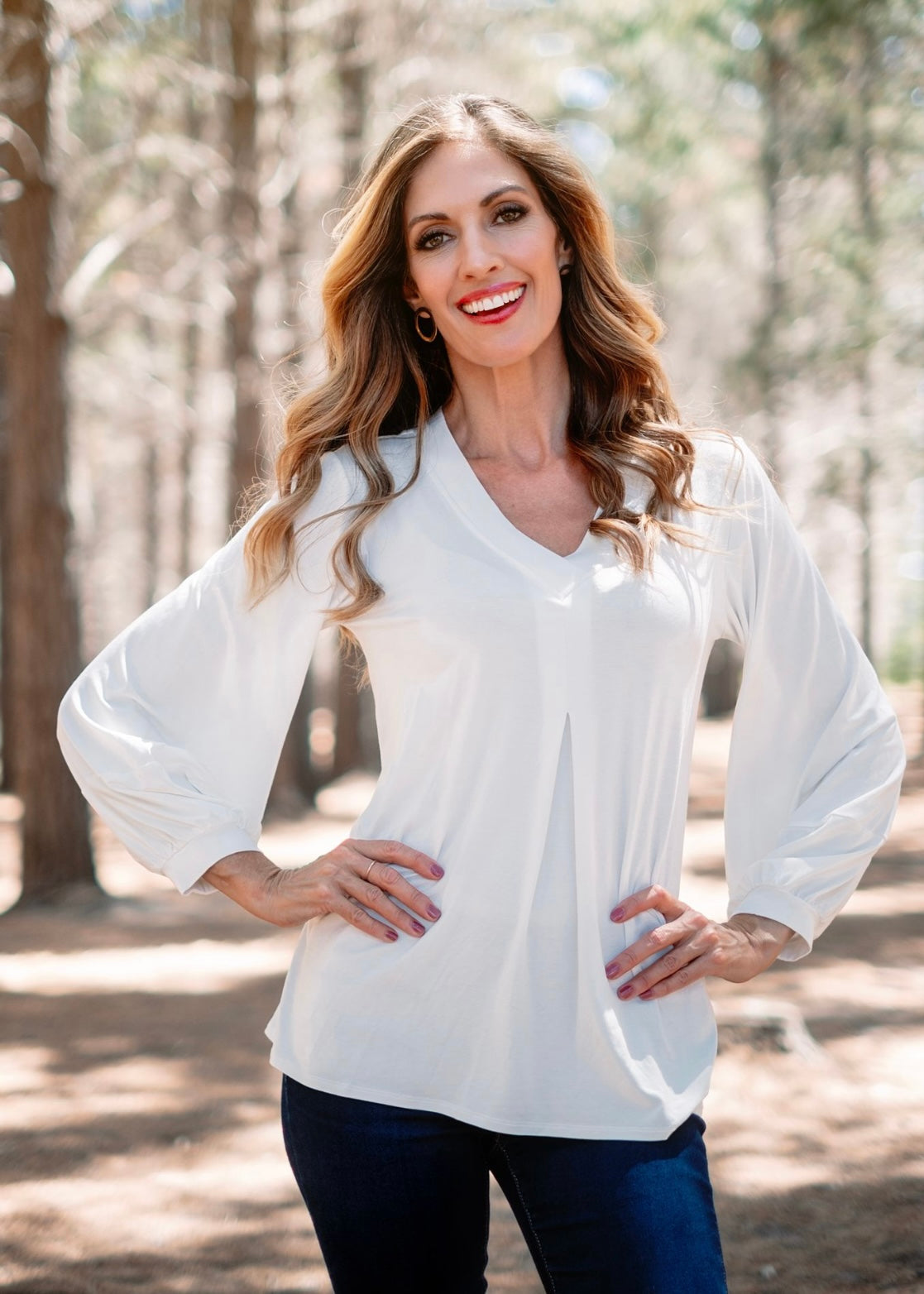 Amron Top in White