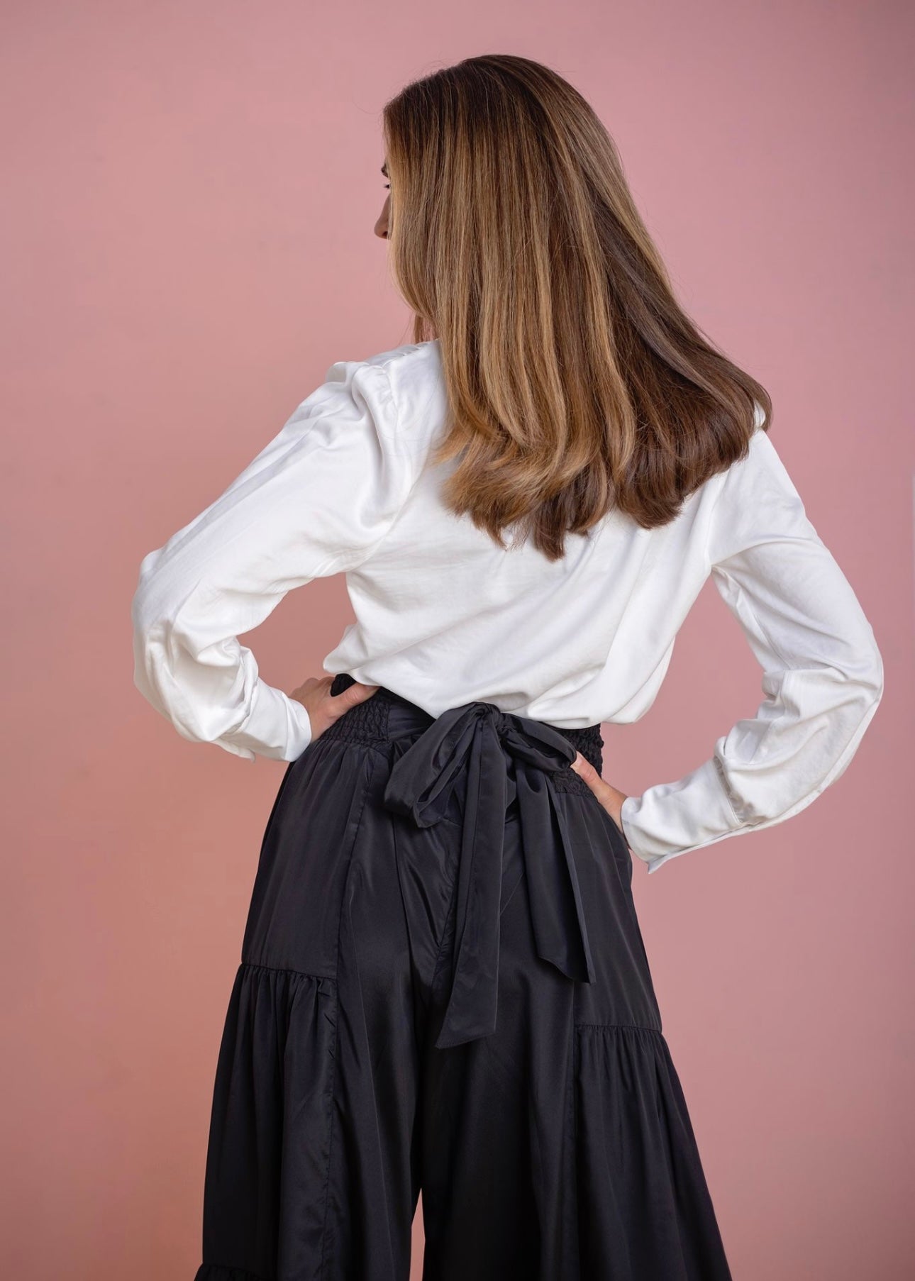 Fiona flowy pants, Black