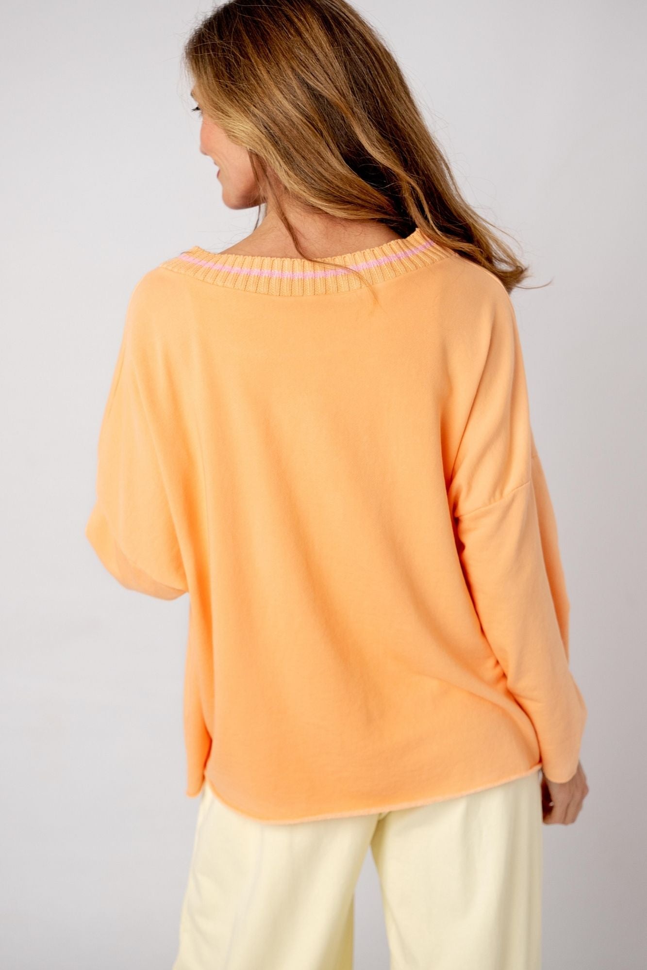 Florence Knit Top – Apricot Mist