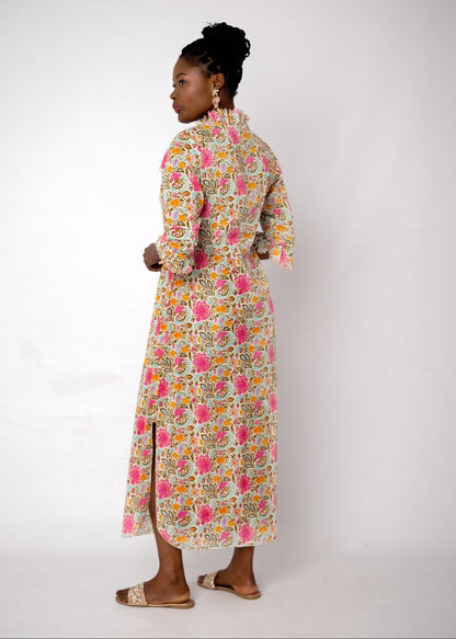 Sarah Dress in Cottage Garden