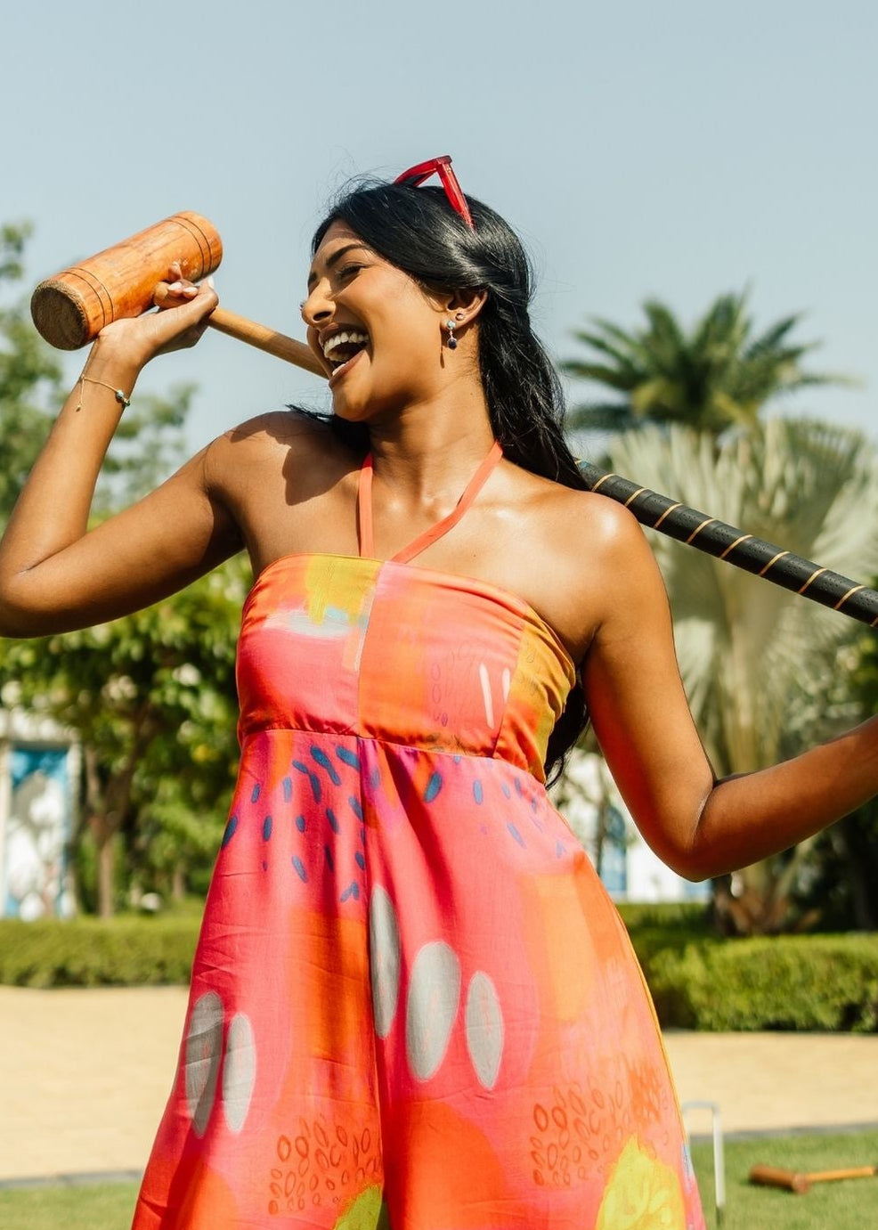 Carmen Playsuit in Sunset Fiesta