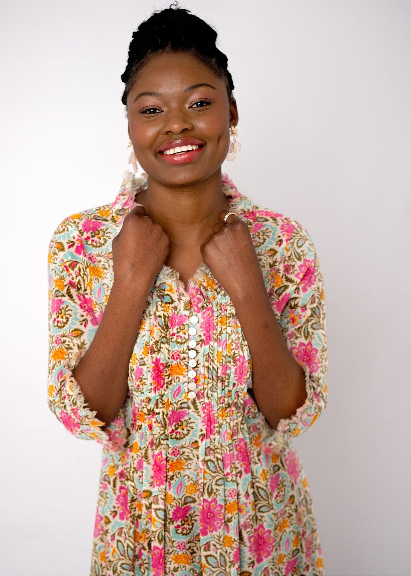 Sarah Dress in Cottage Garden