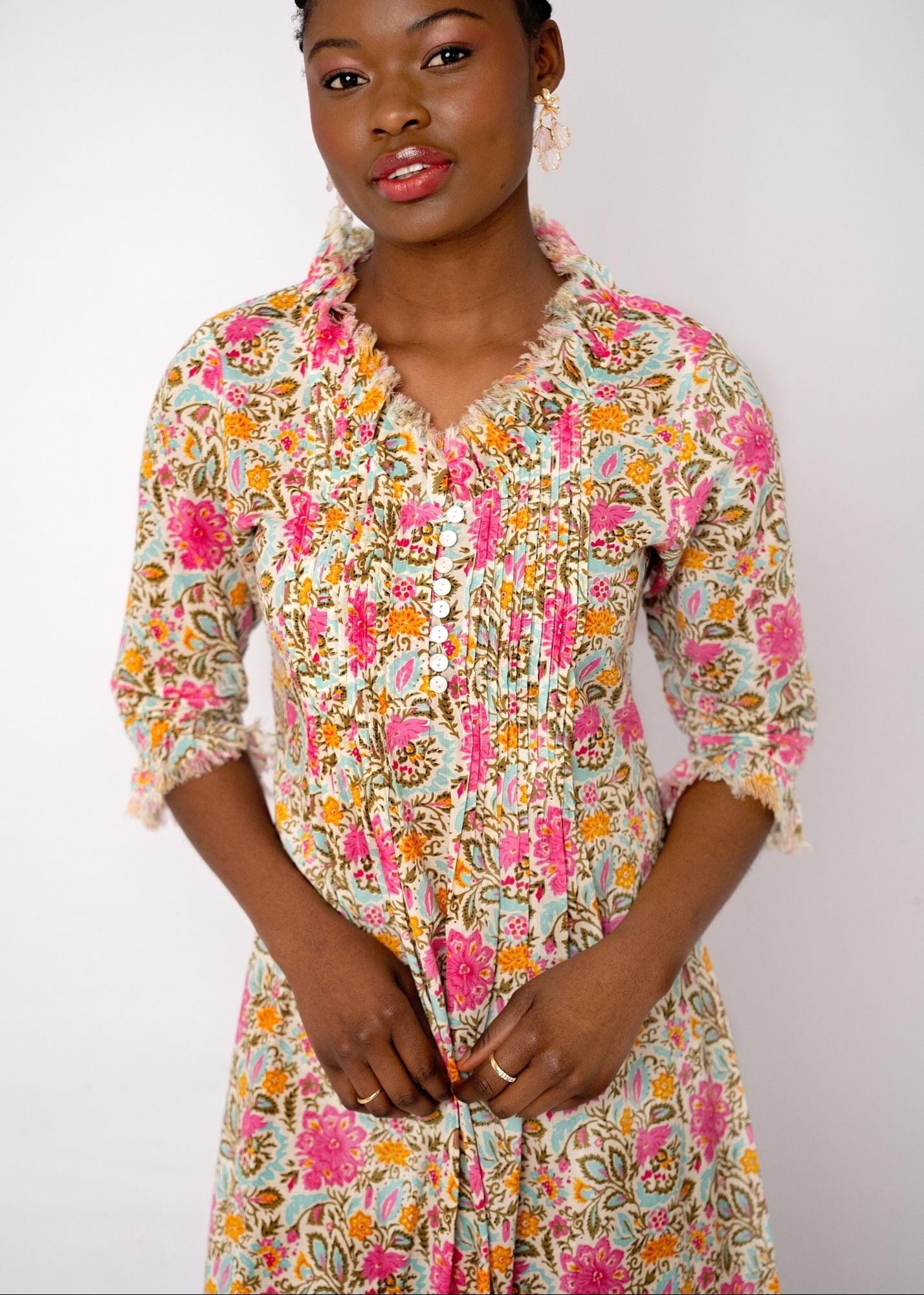 Sarah Dress in Cottage Garden