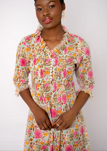 Sarah Dress in Cottage Garden
