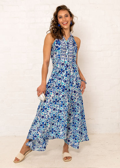 Tracy Dress in Butterfly Blue