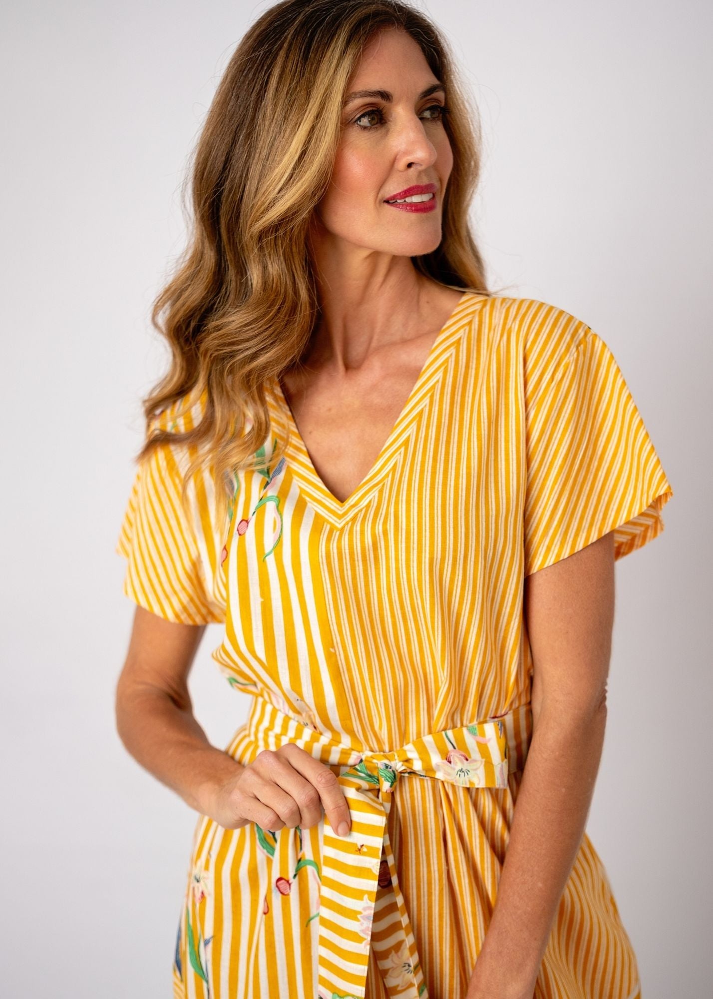 Olivia Dress in Summer Mimosa