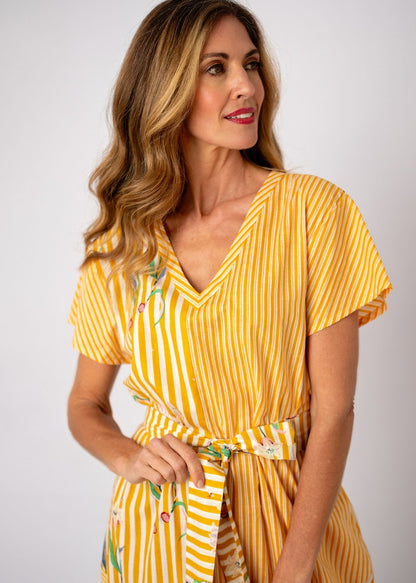 Olivia Dress in Summer Mimosa