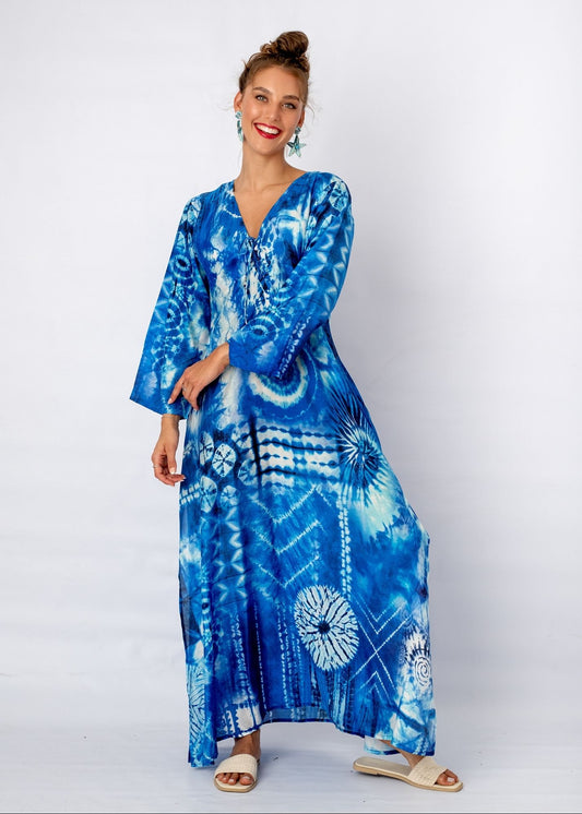 Lanira Dress in Ocean Blue