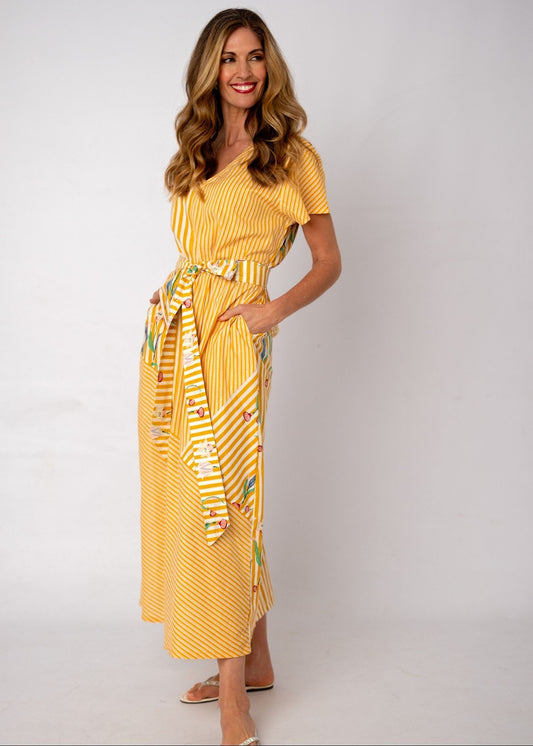 Olivia Dress in Summer Mimosa