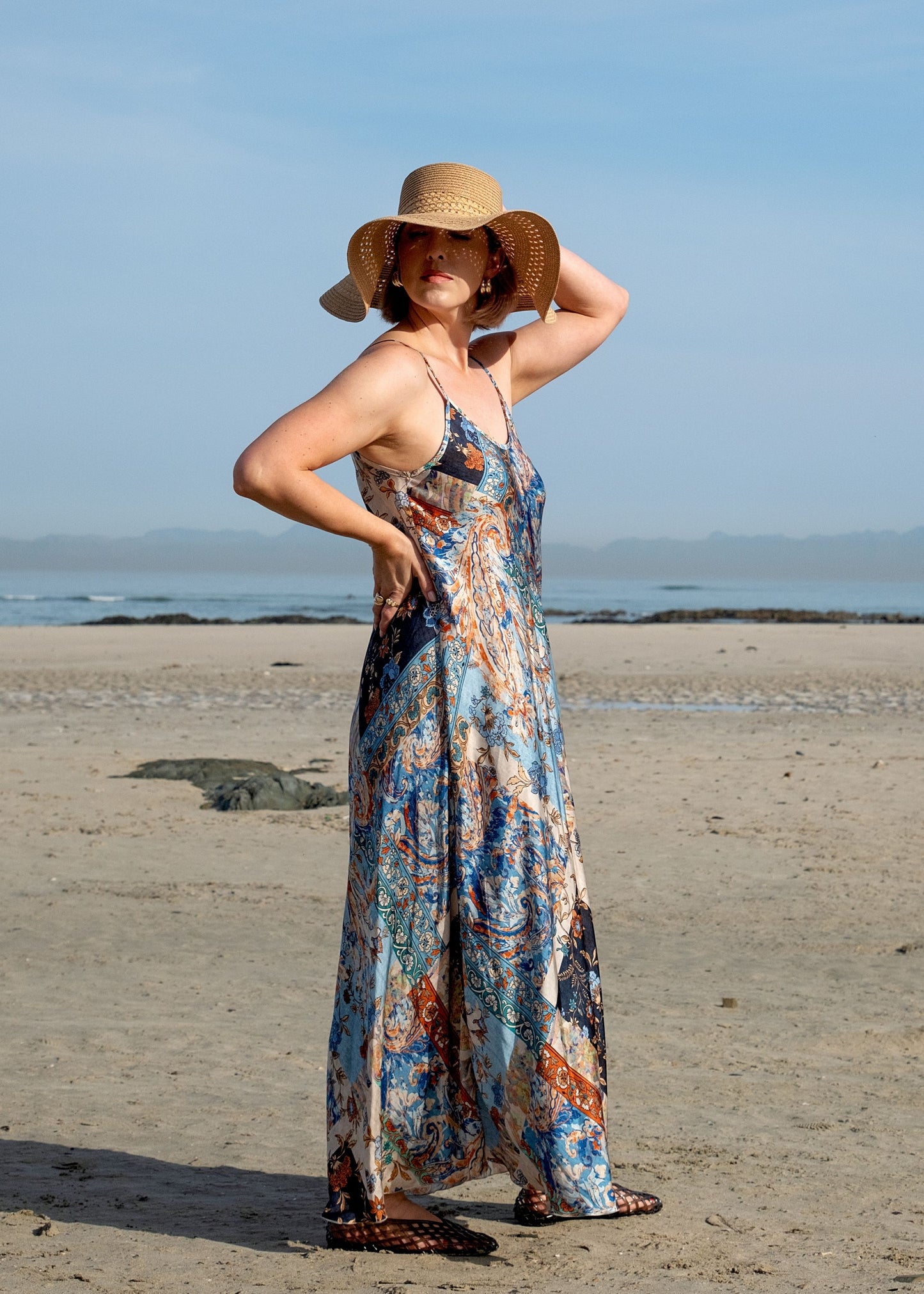 Amari Dress in Blue Savanna Dreams