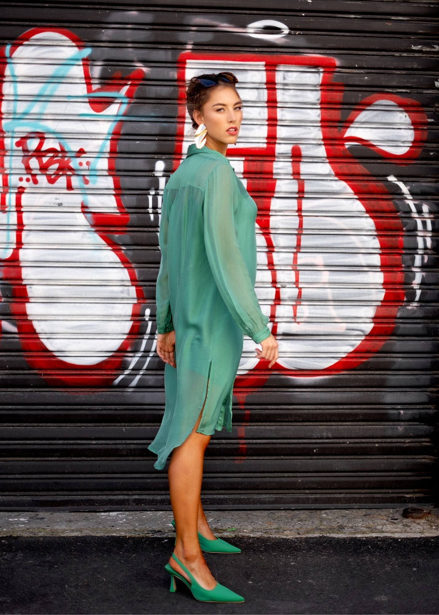 La Seta Dress — Goddess Green ***PRE-ORDER ETA 27 FEBRUARY 2026***