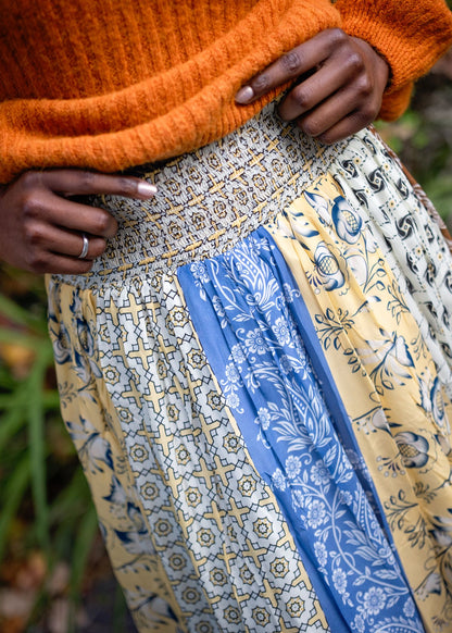 The Saphira Skirt in Tangier Tile