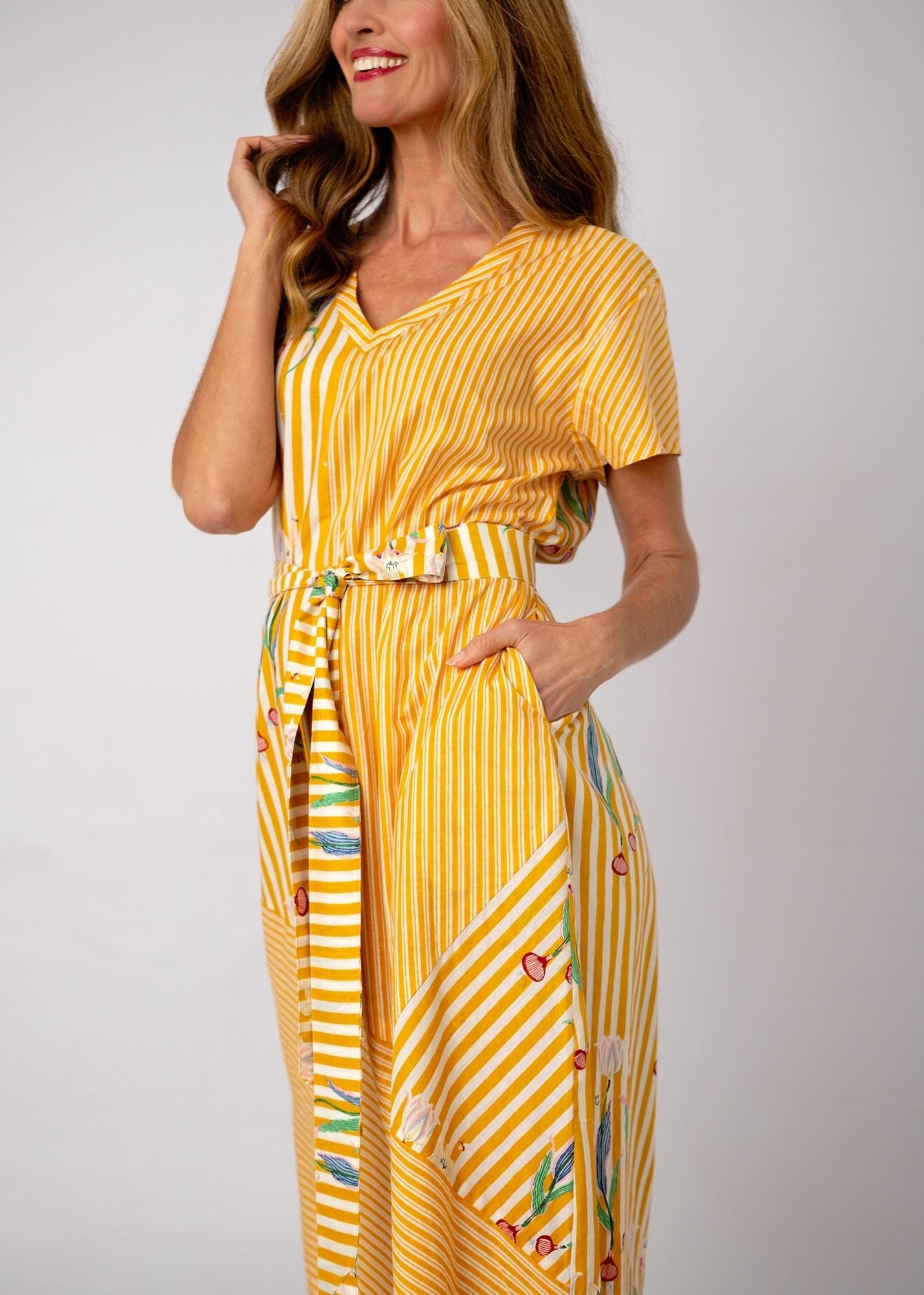 Olivia Dress in Summer Mimosa
