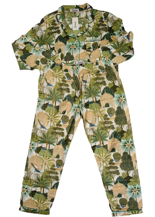 Long PJ Set in Green Taj Mahal