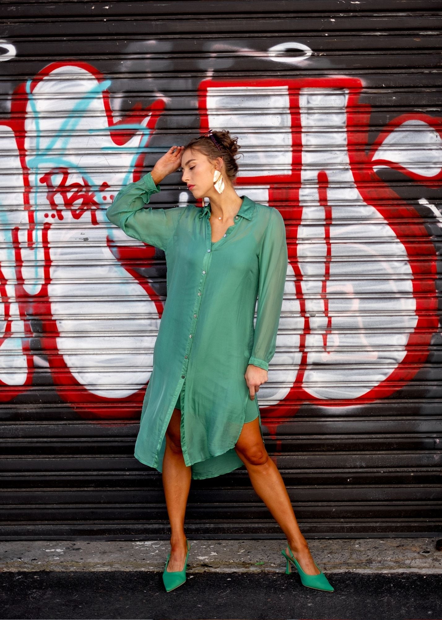 La Seta Dress — Goddess Green ***PRE-ORDER ETA 27 FEBRUARY 2026***