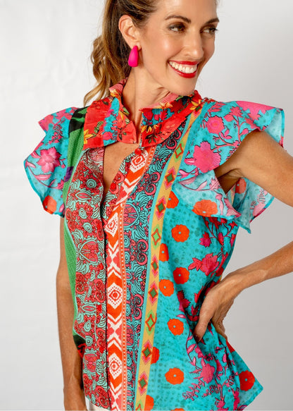Paradise Blouse in Summer Dreams