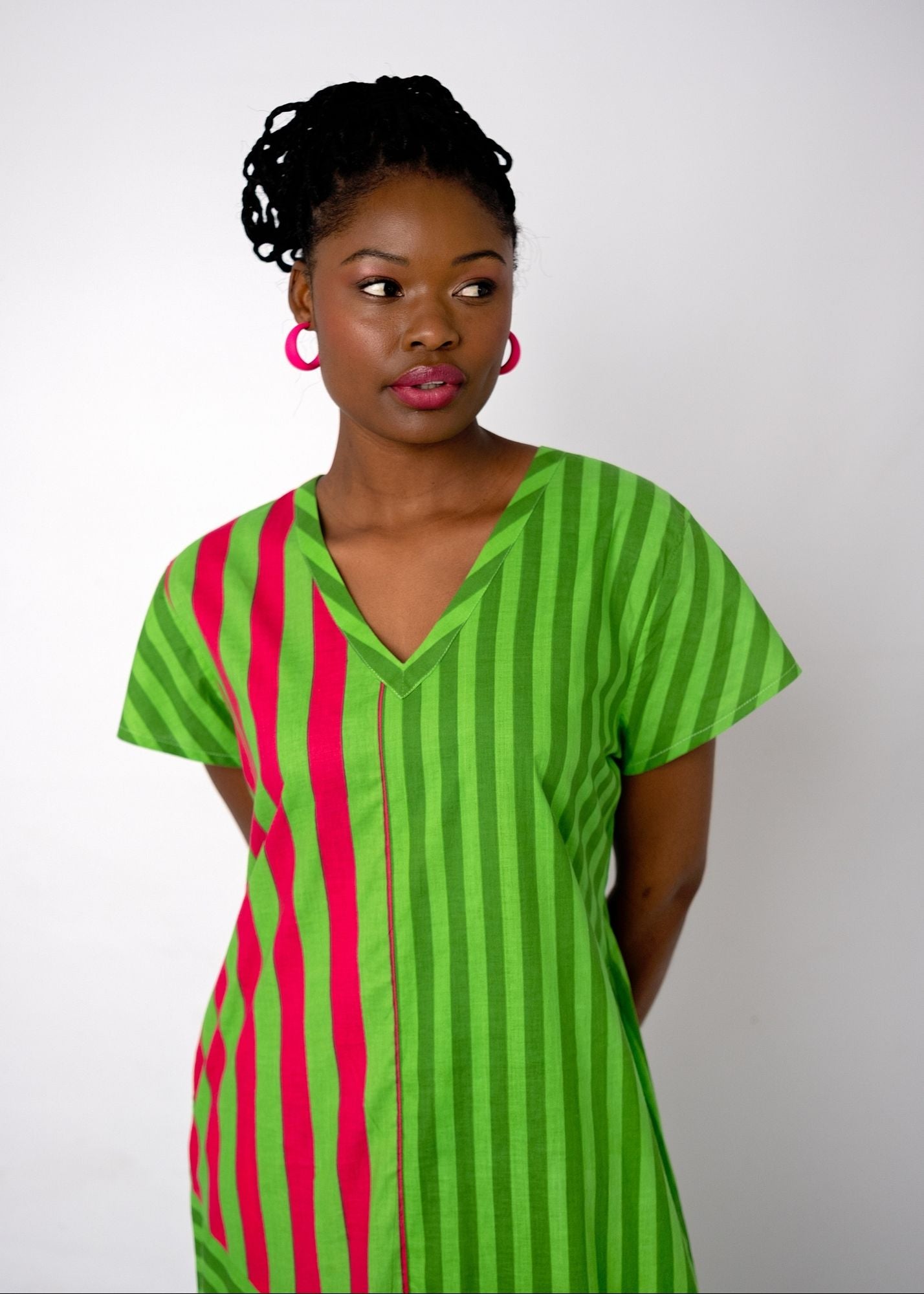 Olivia Dress in Kalahari Watermelon