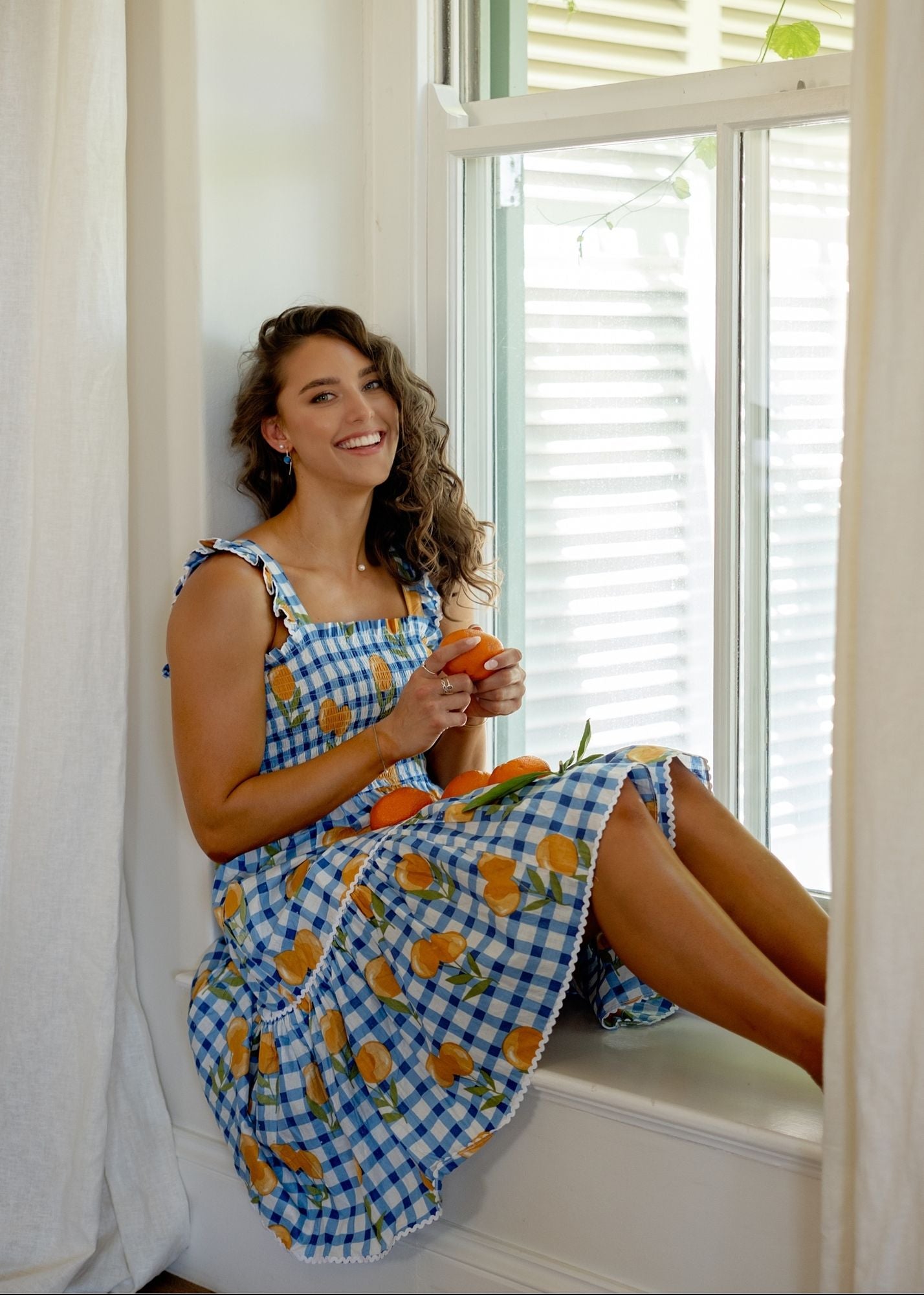 Aria Dress in Blue Marmalade