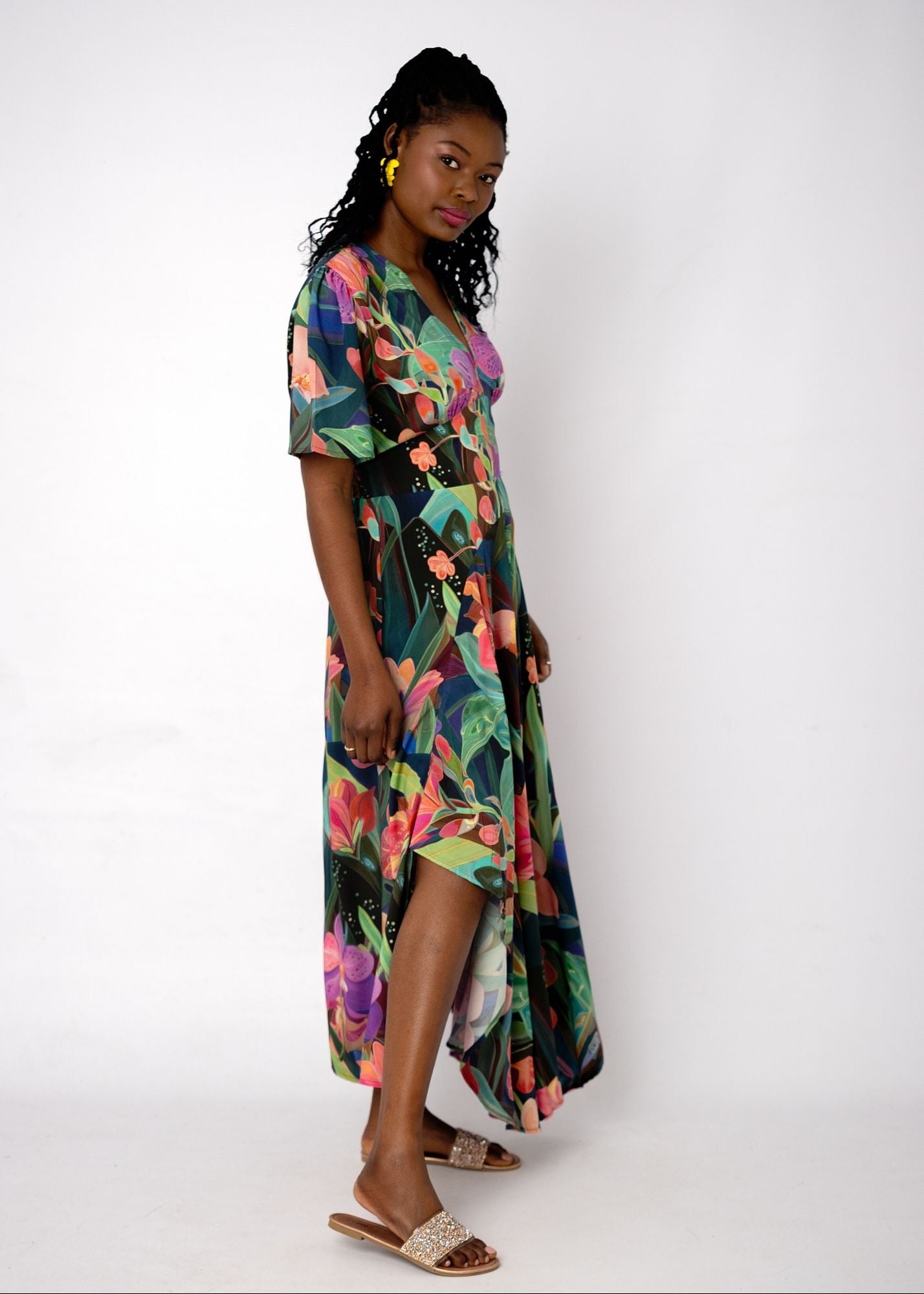 Savanna Dress in Purple Iris